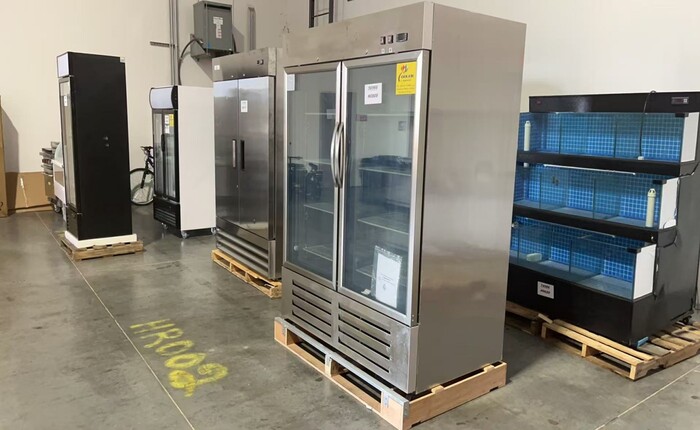 2Glass Door Stainless Steel Freezer Rental for rent in Millfield, OH
