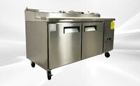 Pizza Prep Table Stainless 2 Doors Refrigerator Rental for rent in Fletcher, OH