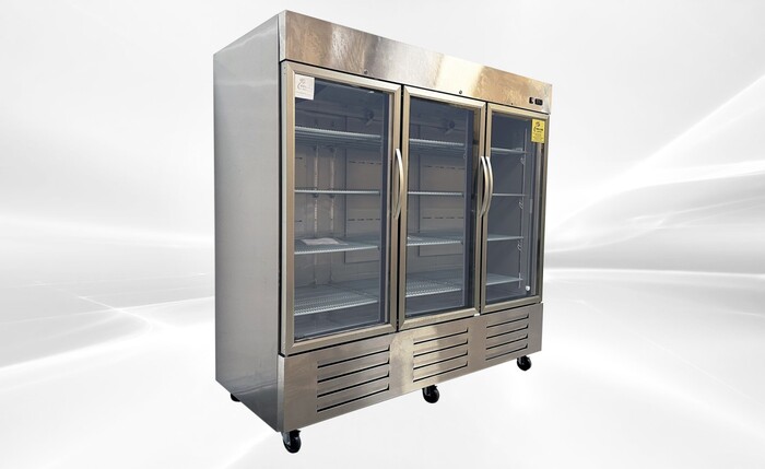 3 Glass Door Stainless Steel Commercial Refrigerator Rental for rent in Mendon, OH