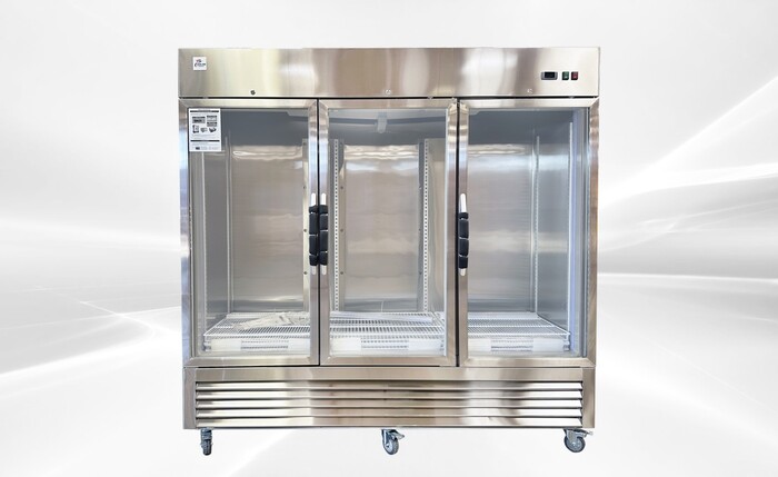 Commercial 3 Door Stainless Steel Refrigerator Rental for rent in Flowella, TX