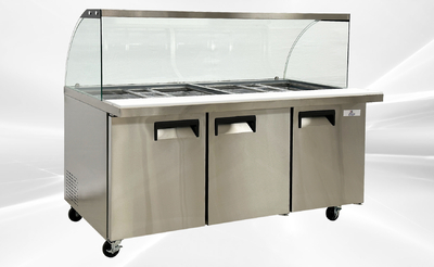 72 Inch Salad Bar Refrigerated Buffet Cold Table Refrigerator Rental for rent in Morrison, IL