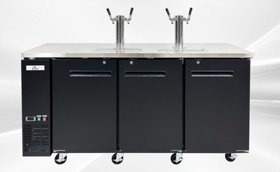 72 Inch Depth Kegerator Beer Dispenser 4 Tap Refrigerator Rental for rent in Seiling, OK