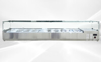 10 Pans Salad Showcasesandwich Prep Table Refrigerator Rental for rent in Dodson, TX