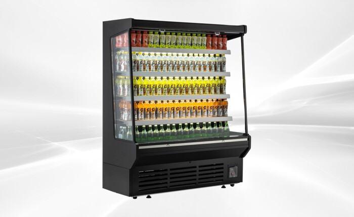 59 ins open air display case refrigerator Rental for rent in Drain, OR