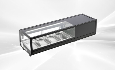 Black Refrigerated Display Case sushi refrigerator Rental for rent in Alpine, TX