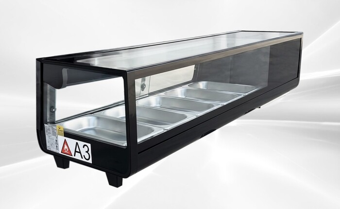 Black Refrigerated Display Case sushi refrigerator Rental for rent in Alpine, TX
