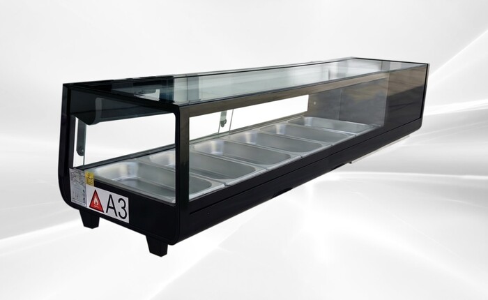Black Refrigerated Display Case sushi refrigerator Rental for rent in Doolittle, TX
