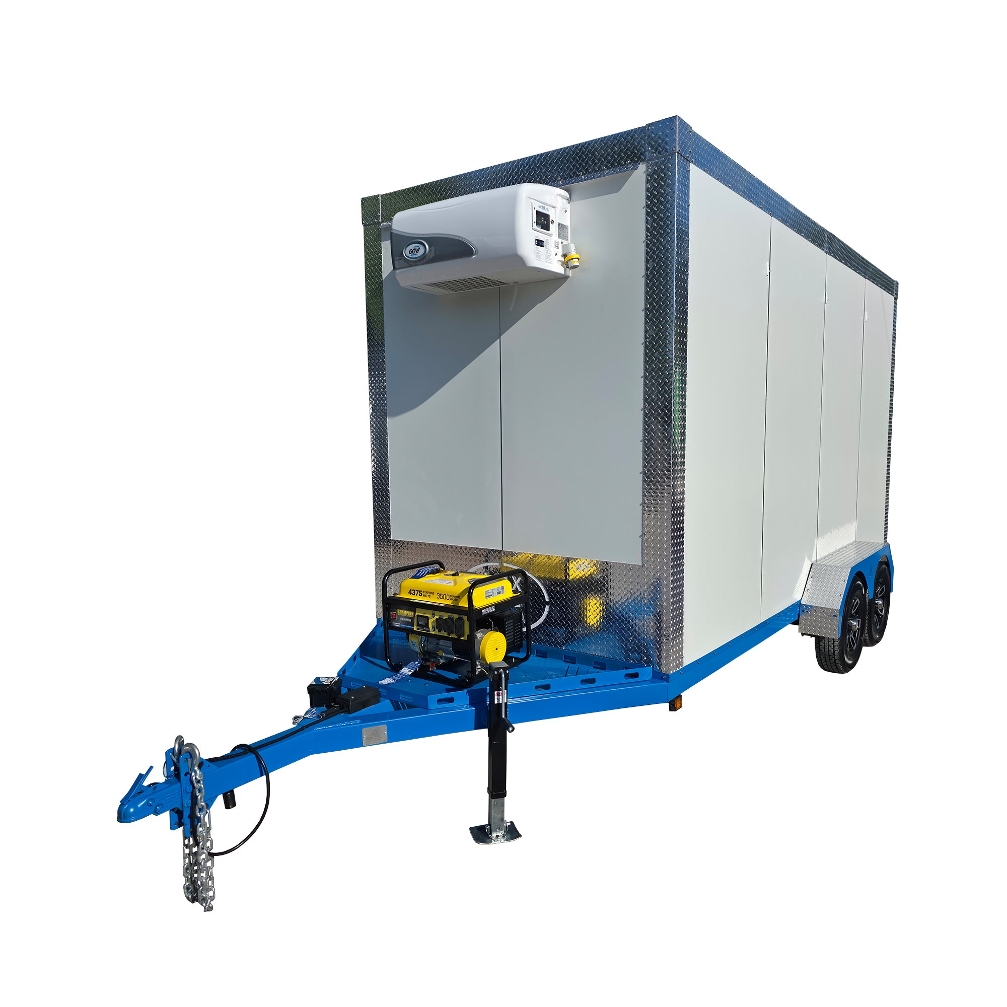 7 x 16-Foot Refrigerated Cooler and Freezer Trailer Rental for rent in Jerusalem, OH